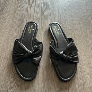 Kate Spade Black Marcella Slide Sandals - Size 10
